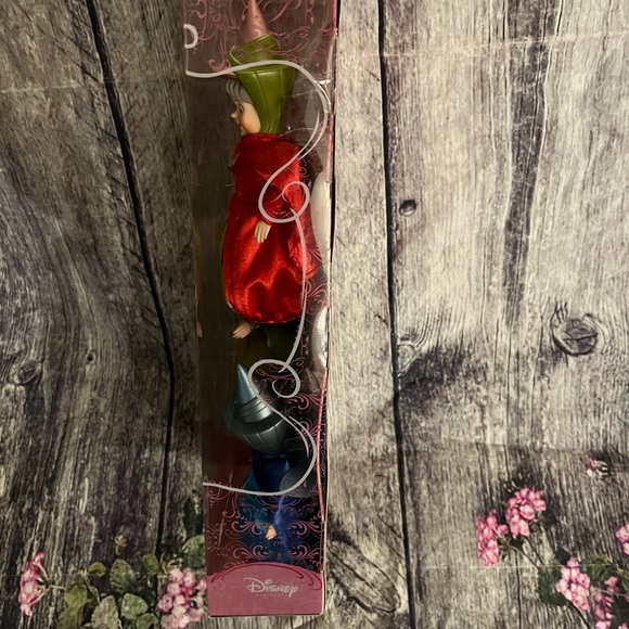 HTF! Disney Store Sleeping Beauty Fairy Godmother Doll Set - Picture 5 of 12